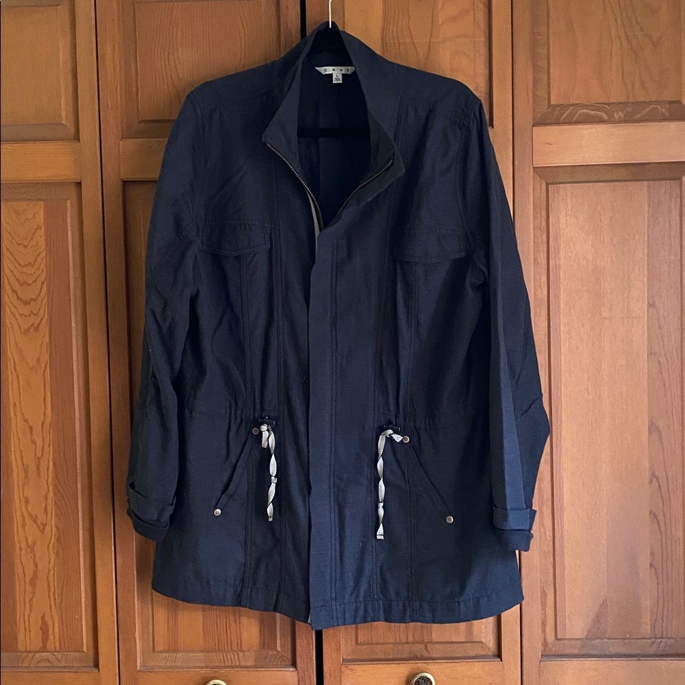 Lightweight Black  Anorak Jacket